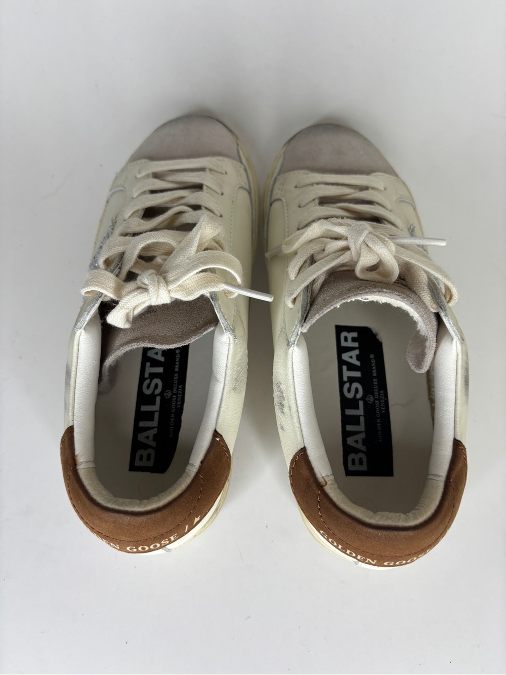 Golden goose ballstar shoes lace up skateboarding sneakers women size 36 US 5 - Picture 11 of 16